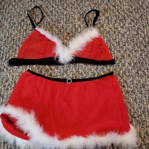2 piece Holiday Lingerie